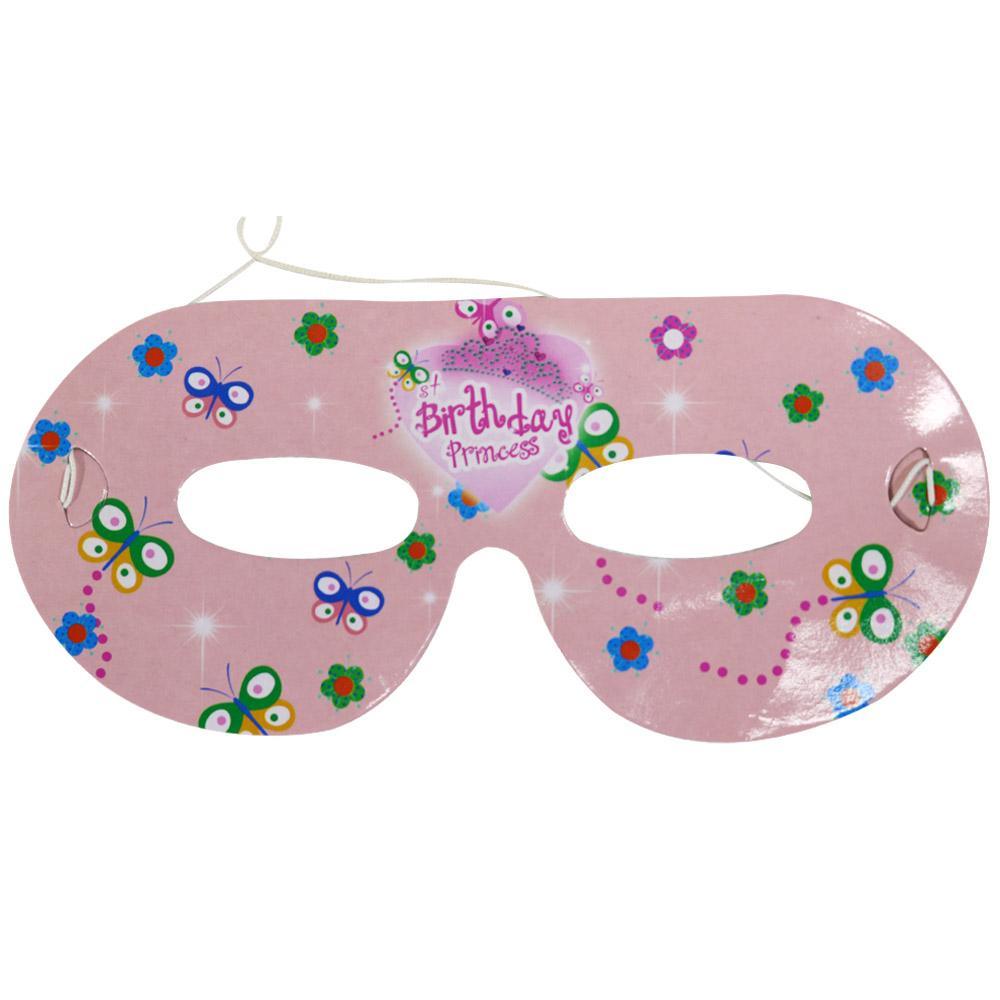 Birthday Princess Masks (10 Pcs) / Ab-88 Birthday & Party Supplies