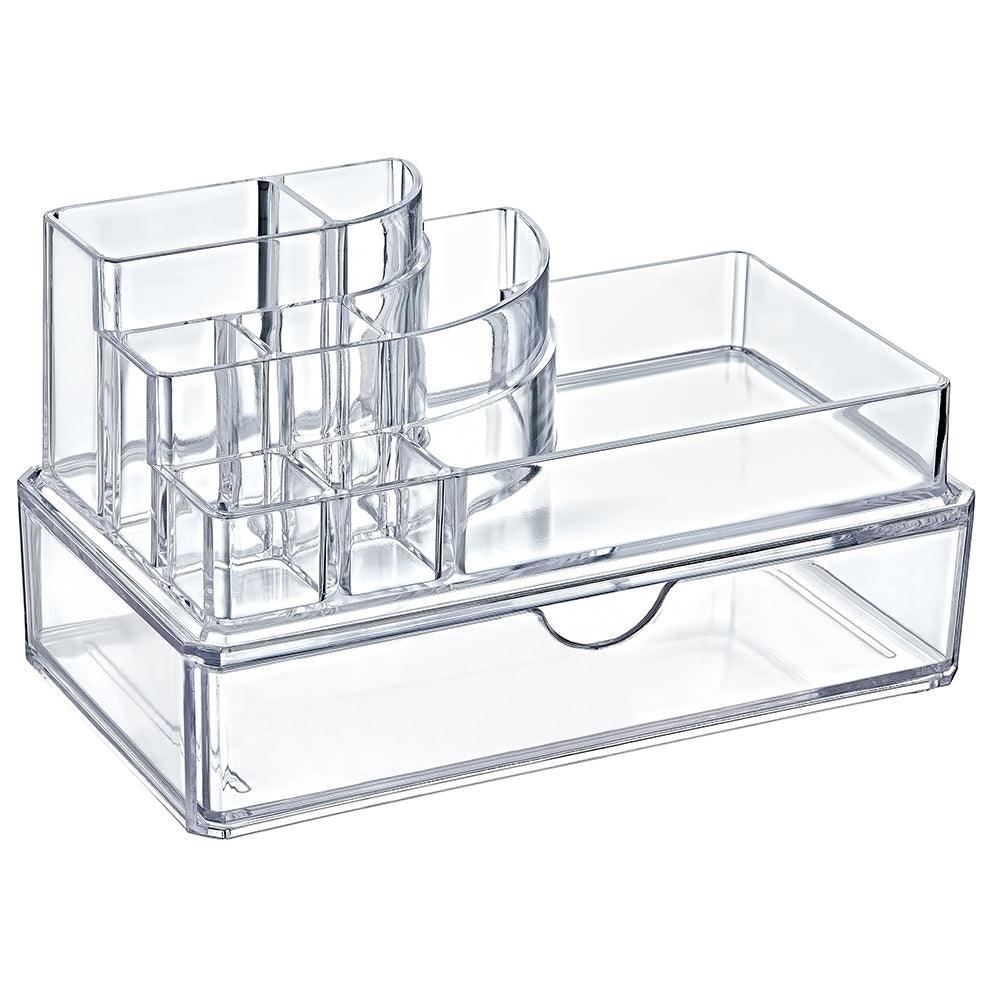 Beehome podium Cosmetic Organizer With Drawer - Karout Online -Karout Online Shopping In lebanon - Karout Express Delivery 
