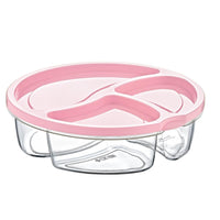 Beehome Round Divided Storage Box 0.75 L - Karout Online -Karout Online Shopping In lebanon - Karout Express Delivery 