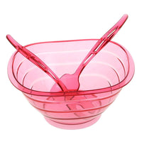 Asude Salad Bowl With Spoon Set 3 pieces ASD080 - Karout Online -Karout Online Shopping In lebanon - Karout Express Delivery 