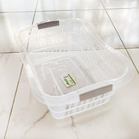 Asude Transparent Rectangular clothe Basin - Karout Online -Karout Online Shopping In lebanon - Karout Express Delivery 