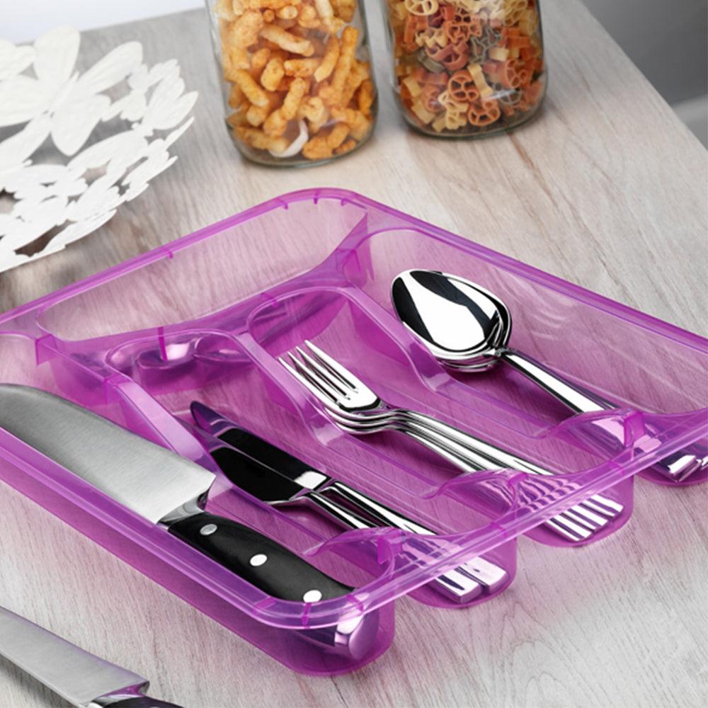 Asude Small Transparent Spoon Drawer - Karout Online -Karout Online Shopping In lebanon - Karout Express Delivery 
