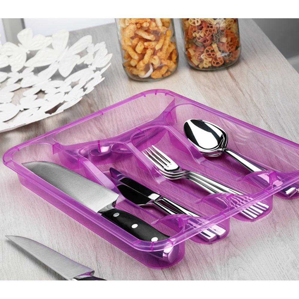 Asude Big Size Transparent Spoon Drawer - Karout Online -Karout Online Shopping In lebanon - Karout Express Delivery 