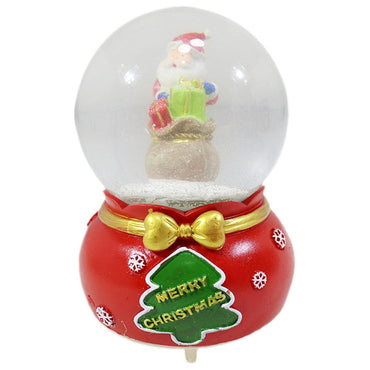 Christmas Crystal Musical Light Up Ball Snow/ Q-1141 - Karout Online -Karout Online Shopping In lebanon - Karout Express Delivery 