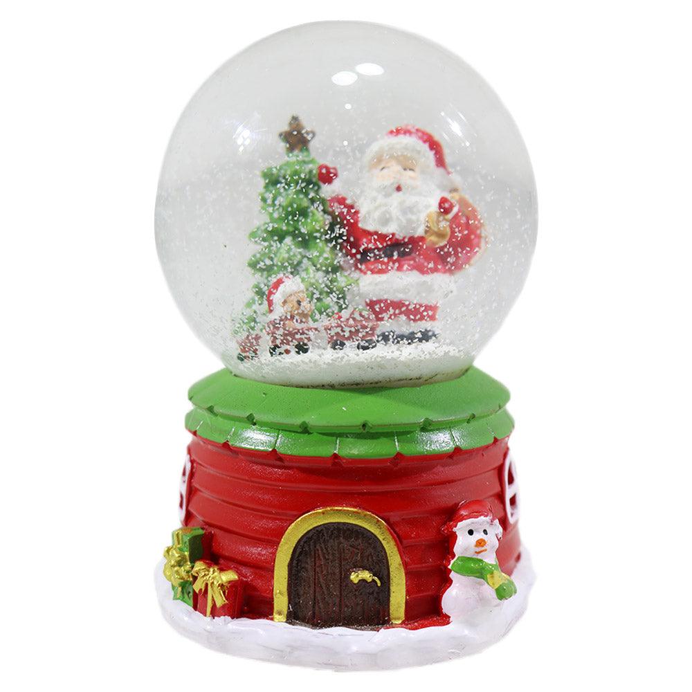 Christmas Crystal Musical Light Up Ball Snow/ Q-1142 - Karout Online -Karout Online Shopping In lebanon - Karout Express Delivery 