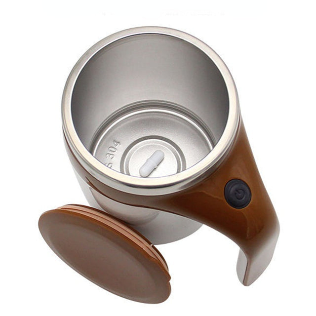 **(NET)**Automatic Self Stirring Magnetic Mug Stainless Steel Thermal Cup 380 ml / XY-221 / 545210 / KN-445 / XQ-168