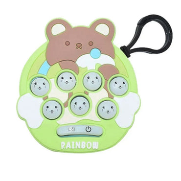 Jogger Game Machine Keychain Creative Cartoon Kawaii Schoolbag Keychain Cute Anti-Stress Toys Accessories / 3580 / KN-357 / 3578