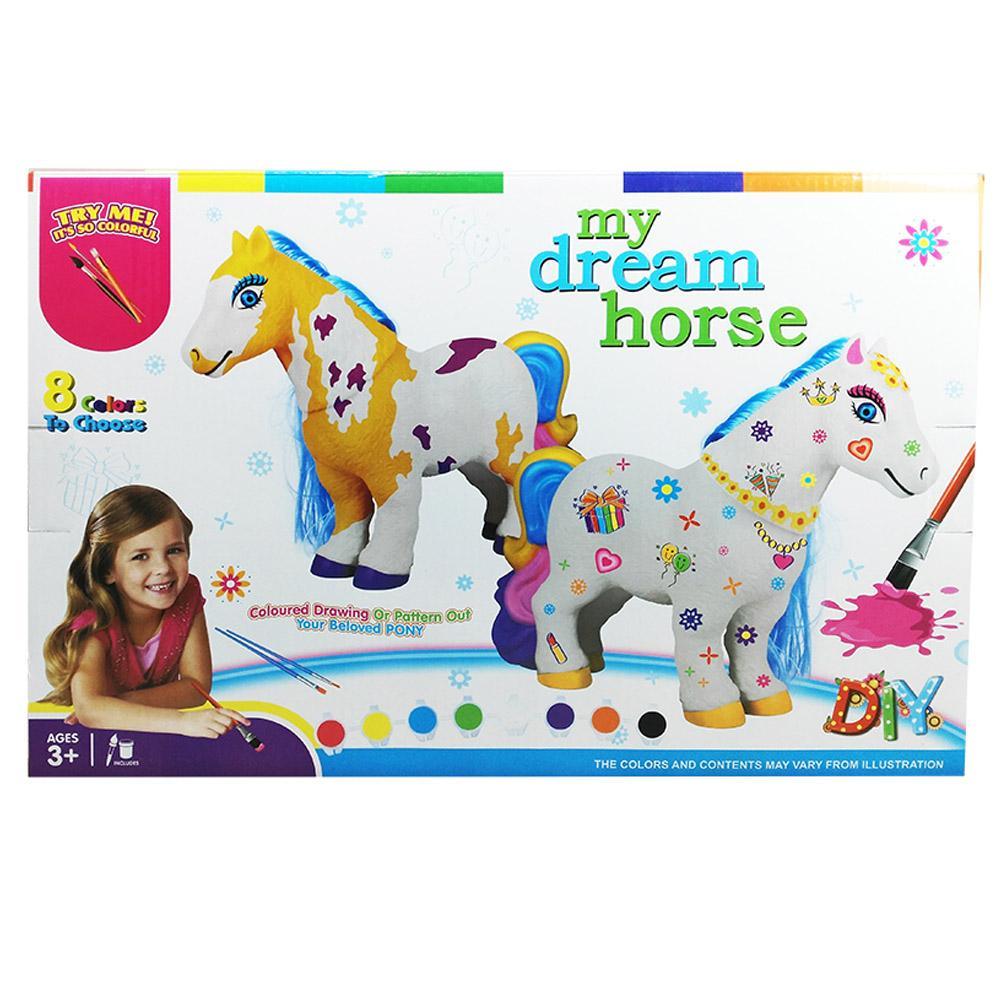 8 Colors My Dream Horse Painting Kit BYL021-1 Multi Color.