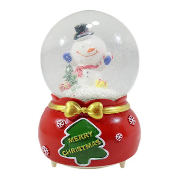 Christmas Crystal Musical Light Up Ball Snow/ Q-1141 - Karout Online -Karout Online Shopping In lebanon - Karout Express Delivery 
