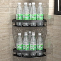 **NET**Bathroom Corner Shelf Shower Storage Rack Holder for Shampoo Organizer Bathroom Accessories 3 pcs