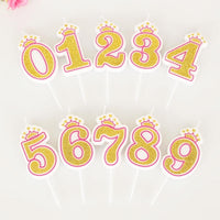 Birthday Glittered Number Candle / 22FK148