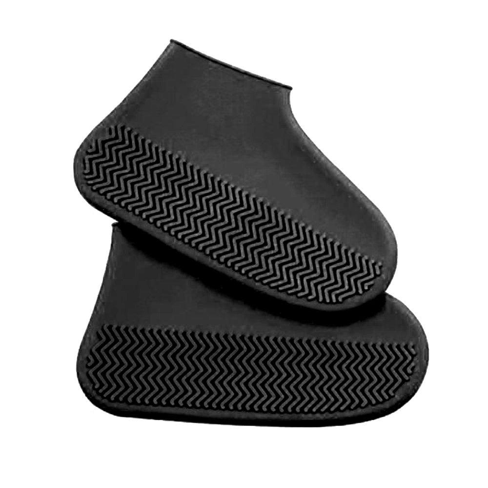 2 Pairs Silicone Shoe Covers Reusable Waterproof No-Slip Rubber Rain Shoe Covers - Karout Online -Karout Online Shopping In lebanon - Karout Express Delivery 