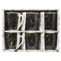 Set of Six Porcelain Mug - Karout Online -Karout Online Shopping In lebanon - Karout Express Delivery 