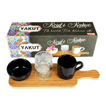 YAKUT Coffee Serving Set ( 3 Pcs) - Karout Online -Karout Online Shopping In lebanon - Karout Express Delivery 