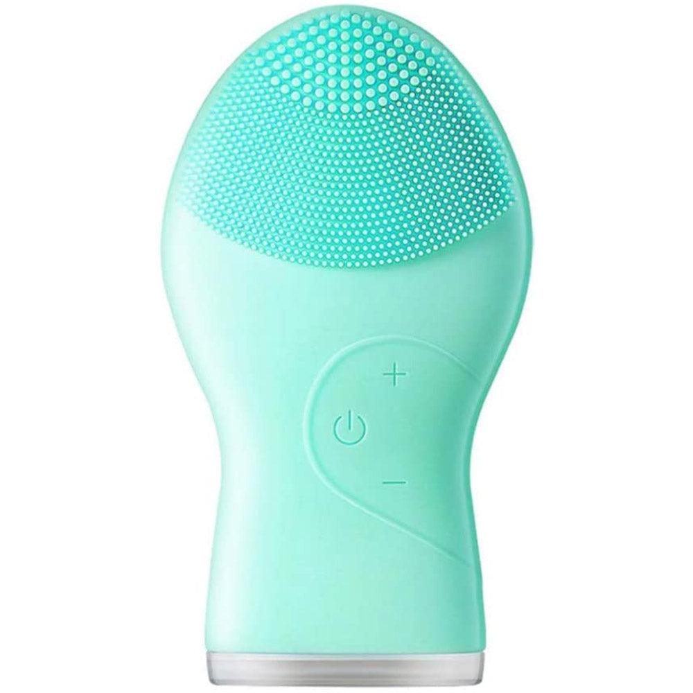 USB Rechargeable Electric Silicone Ultrasonic Facial Cleansing Face Brush Cleaner Waterproof - Karout Online -Karout Online Shopping In lebanon - Karout Express Delivery 