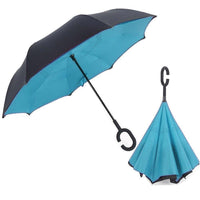 Reverse Umbrella Folding Double Layer Inverted C Hand Holder Stand / 010 - Karout Online -Karout Online Shopping In lebanon - Karout Express Delivery 