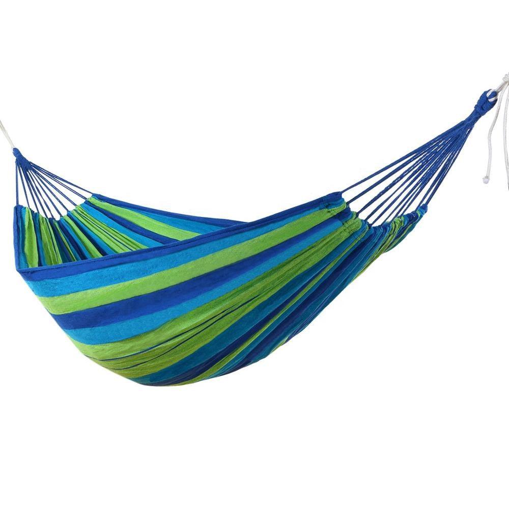 Shop Online Hammock Portable Camping Hanging Outdoor Swing 200 x 100 cm / 22FK003 - Karout Online Shopping In lebanon