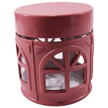 Glass Jar with Plastic House Shape Cover - Karout Online -Karout Online Shopping In lebanon - Karout Express Delivery 