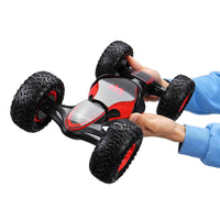 2.4G 4WD Double-sided RC Drift Stunt Car Crawler w/ 500mah Battery.