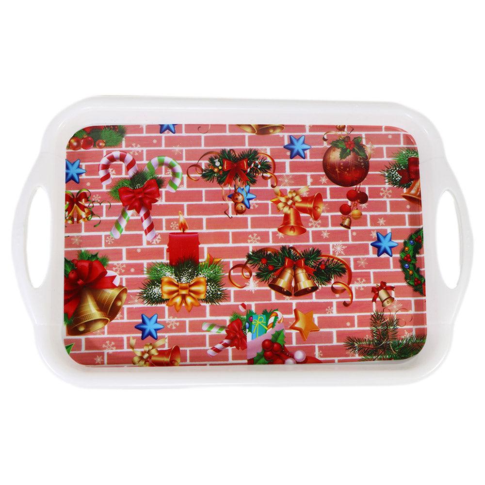 Shop Online Christmas Plastic Tray / L-317-318 - Karout Online Shopping In lebanon