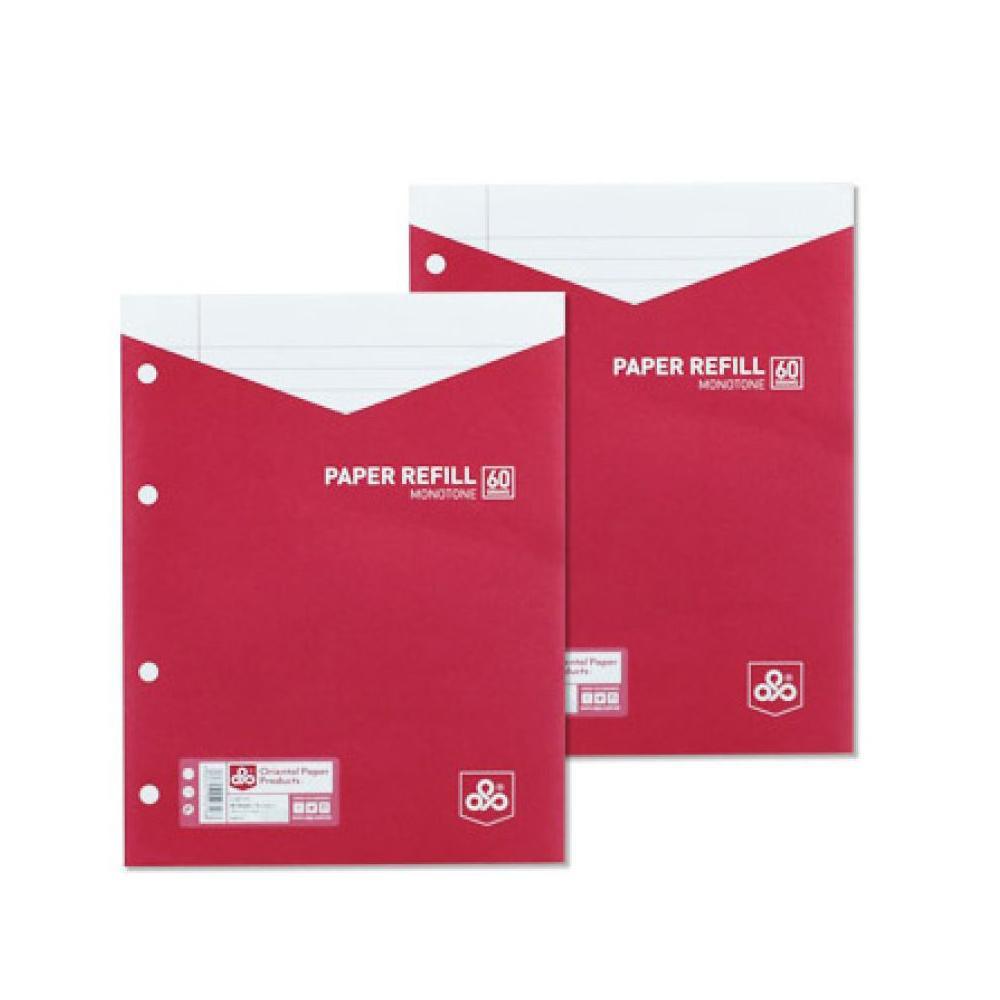 Opp PAPER REFILL MONOTONE SMALL 48 SHEETS / 96 PAGES - 1 LINE.