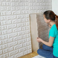 Brick Pattern Anti-collision Sponge Wallpaper Modern Wall Background Decoration Wallpaper