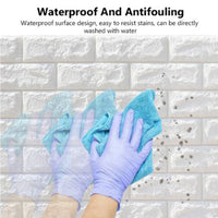 Brick Pattern Anti-collision Sponge Wallpaper Modern Wall Background Decoration Wallpaper