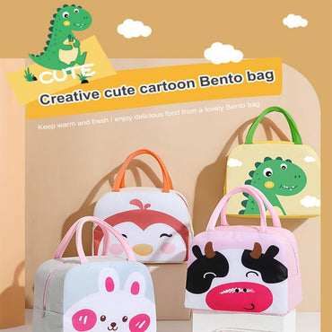 Children Lunch Bag Portable Cuter Animals Waterproof Food Warmer Lunch Box Insulated Bag / JR23-22