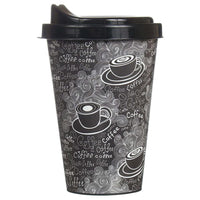 Titiz Plastic Coffee Printed Coffee Cup, 400 ml - Karout Online -Karout Online Shopping In lebanon - Karout Express Delivery 