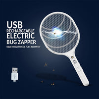 Rechargeable Electric Mosquito Racket with Light - Karout Online -Karout Online Shopping In lebanon - Karout Express Delivery 