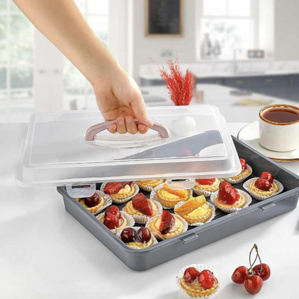 Dempa Mini Pie Pastry Storage Conatiner - Karout Online -Karout Online Shopping In lebanon - Karout Express Delivery 