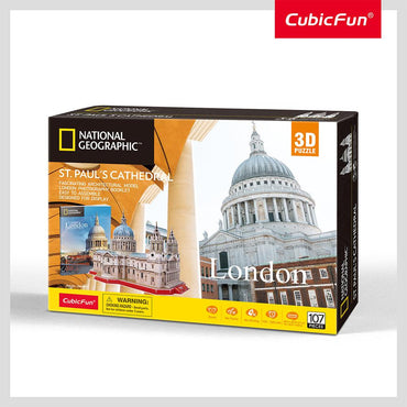 CubicFun St Pauls Cathedral London 3D Puzzle 107 Pcs - Karout Online -Karout Online Shopping In lebanon - Karout Express Delivery 