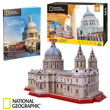 CubicFun St Pauls Cathedral London 3D Puzzle 107 Pcs - Karout Online -Karout Online Shopping In lebanon - Karout Express Delivery 