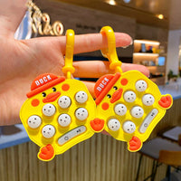 Jogger Game Machine Keychain Creative Cartoon Kawaii Schoolbag Keychain Cute Anti-Stress Toys Accessories / 3580 / KN-357 / 3578