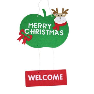 Merry Christmas Welcome Door Hanger / C-488 - Karout Online -Karout Online Shopping In lebanon - Karout Express Delivery 