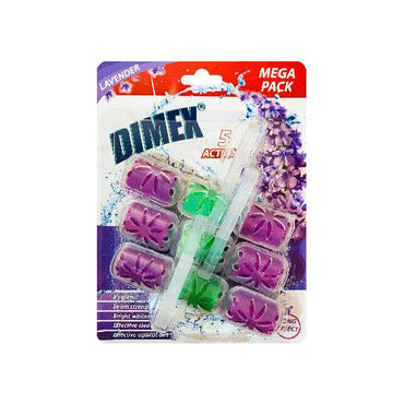 Elsada Dimex Bowl Cleaning Blocks - Mega Pack - Lavender 3 Pcs - Karout Online -Karout Online Shopping In lebanon - Karout Express Delivery 