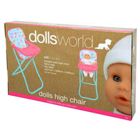 Dolls World Dolls High Chair For Dolls Up To 56 cm - Karout Online -Karout Online Shopping In lebanon - Karout Express Delivery 