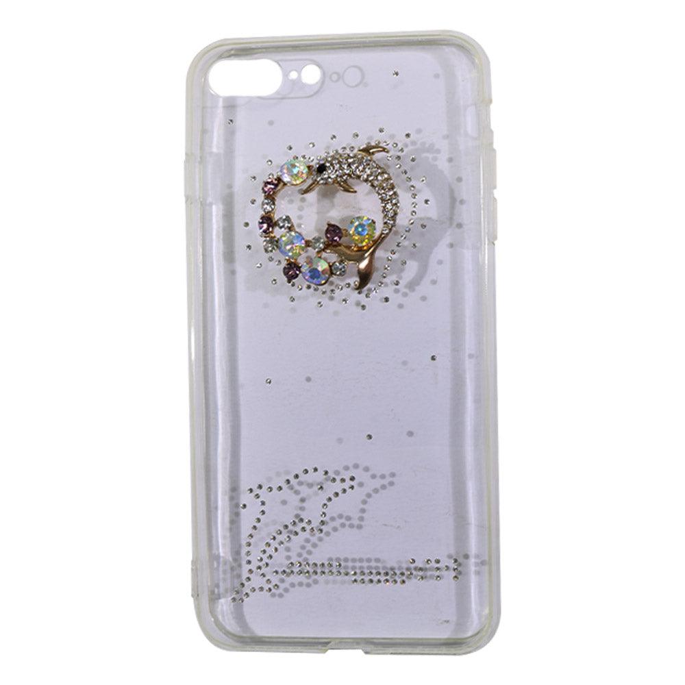 Phone Cover For Iphone 8 Plus (Transparent Decorative Cover) / AE-58 - Karout Online -Karout Online Shopping In lebanon - Karout Express Delivery 