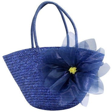 Beach Bag With A Flower Summer