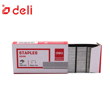 Deli Staples Number 10 - 1000 pcs / 0010N - Karout Online -Karout Online Shopping In lebanon - Karout Express Delivery 