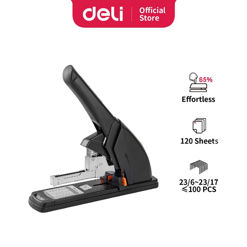 Deli E0386 Effortless Heavy-duty Stapler 120 sheets - Karout Online -Karout Online Shopping In lebanon - Karout Express Delivery 