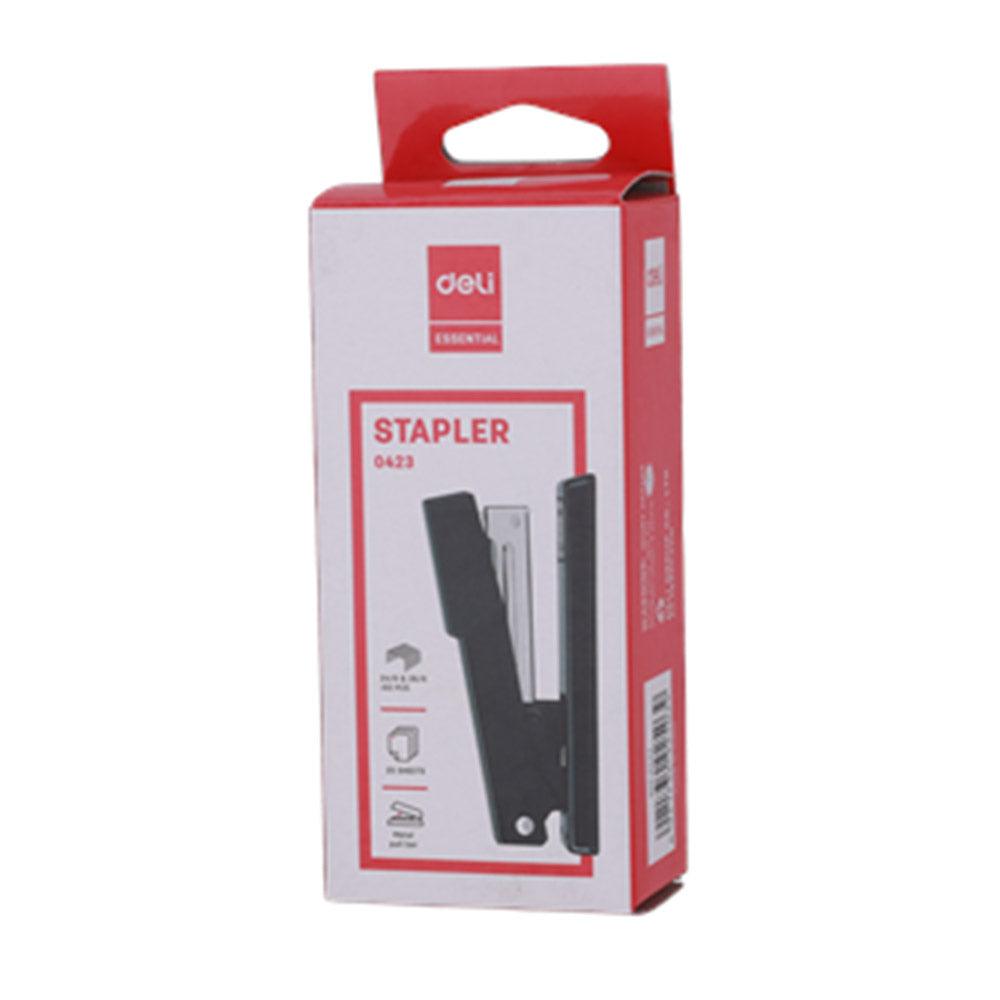 Deli Essential Stapler  0423 25 sheet - 24/6 & 26/6 - Karout Online -Karout Online Shopping In lebanon - Karout Express Delivery 