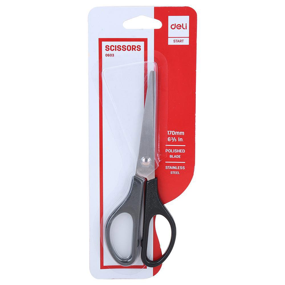Deli 0603 Scissors 17 cm - Karout Online -Karout Online Shopping In lebanon - Karout Express Delivery 