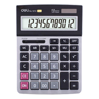 Deli Calculator 12-Digit Metal E1672 - Karout Online -Karout Online Shopping In lebanon - Karout Express Delivery 