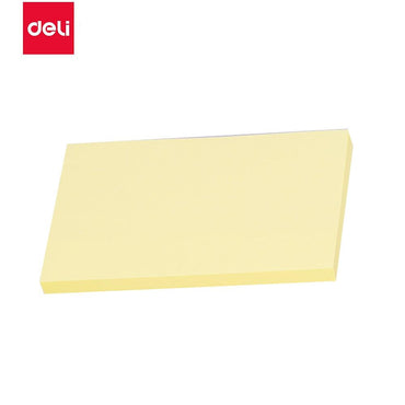 Deli EA00553 Sticky Notes 76 x 126 mm Yellow - Karout Online -Karout Online Shopping In lebanon - Karout Express Delivery 