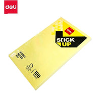 Deli EA00553 Sticky Notes 76 x 126 mm Yellow - Karout Online -Karout Online Shopping In lebanon - Karout Express Delivery 