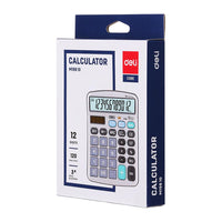 DELI EM19810 CALCULATOR 12-DIGIT METAL - Karout Online -Karout Online Shopping In lebanon - Karout Express Delivery 