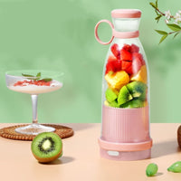 (NET) Mini Juice Cup 6 Blades Blender USB Portable Mini Fresh Juice Blender Sport Bottle/ KC23-65/ KN-440