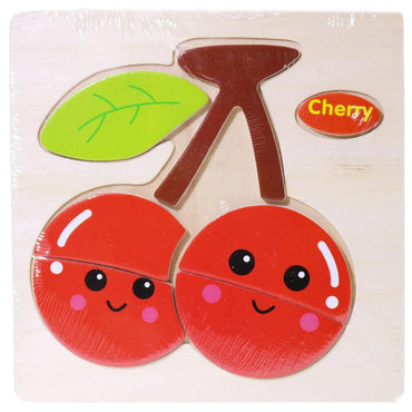 Wood Puzzle Cherry Toys & Baby