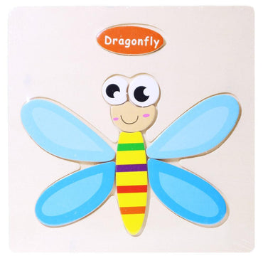 Wood Puzzle Dragonfly Toys & Baby